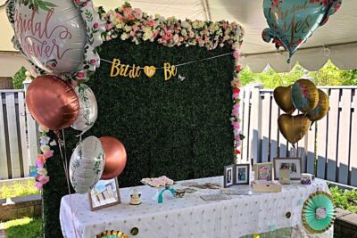 Belleville Flower Wall Rentals for Bridal Shower