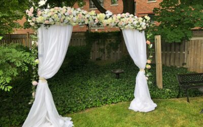 Peterborough Flower Wall Rentals for Outdoor Weddings
