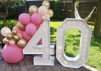 Brighton Marquee Numbers Rental Company