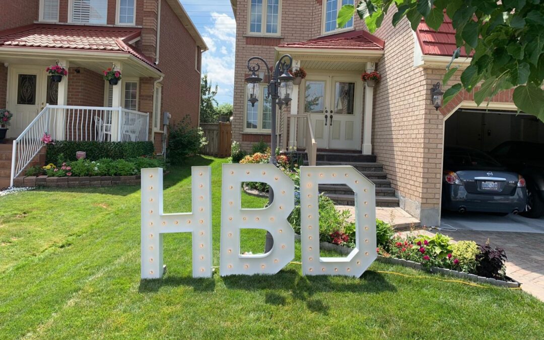 Kingston Marquee Letter Rentals – 100th Birthday Party Celebration
