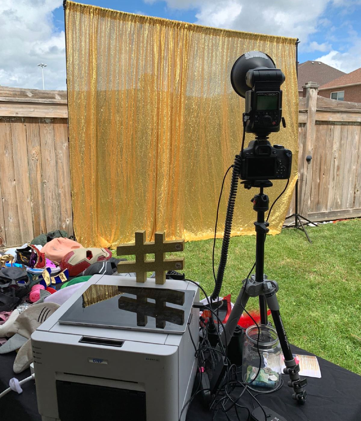 Open-Air Photo Booth Rental Features