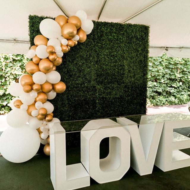 LOVE-Belleville Flower Wall Rentals for Bridal Shower