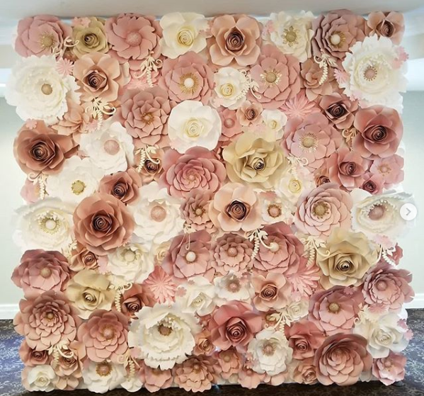 Pink-elleville Flower Wall Decoration
